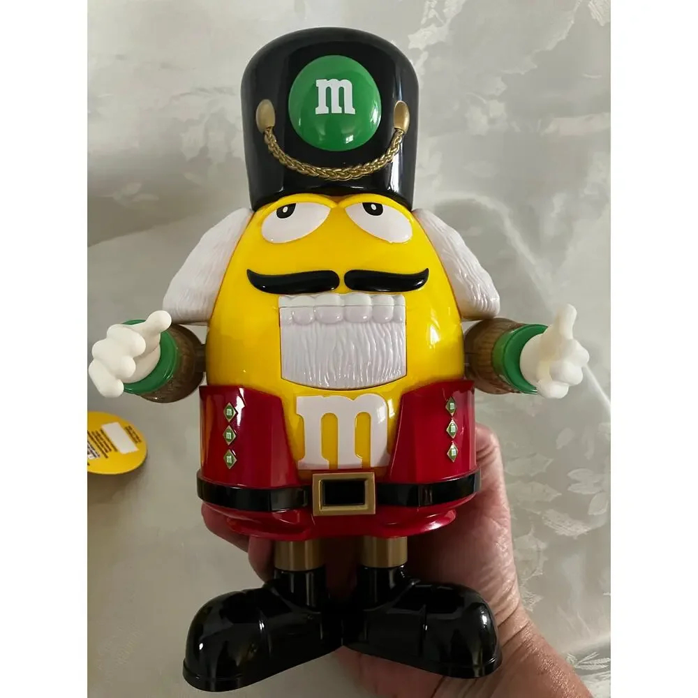 M&M's World Nutcracker Candy Dispensers Set of 3 Red Blue Yellow Christmas
